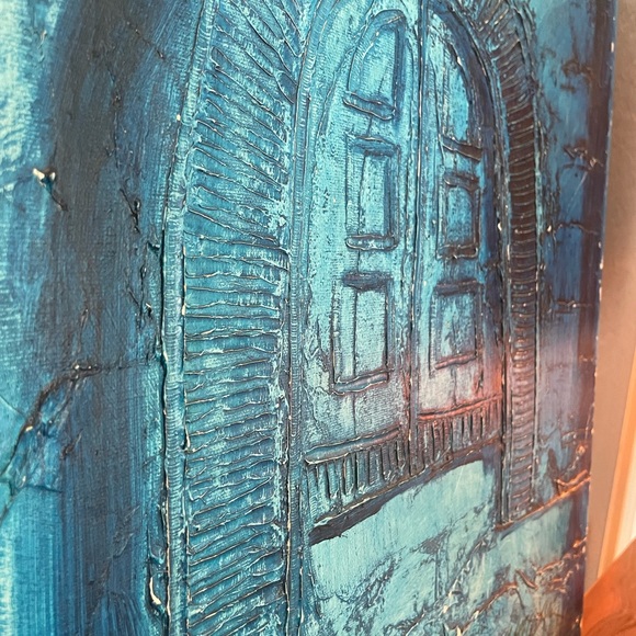 Textured Original Oil Painting Signed - Picture 8 of 12